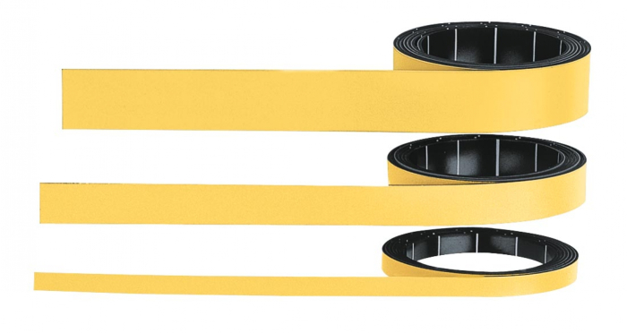 Banda magnetica MAGNETOPLAN galbena 1000 x 5 mm [2]