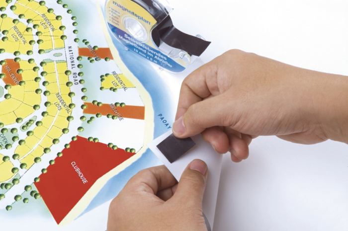 Banda magnetica MAGNETOPLAN in dispenser, 19 mm x 5 m [3]