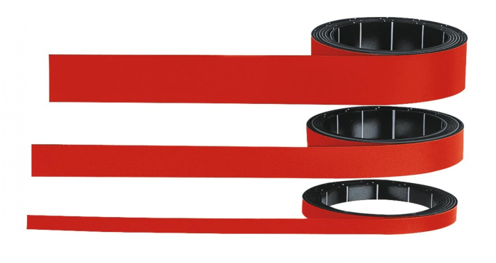 Banda magnetica MAGNETOPLAN rosu 1000 x 10 mm [2]
