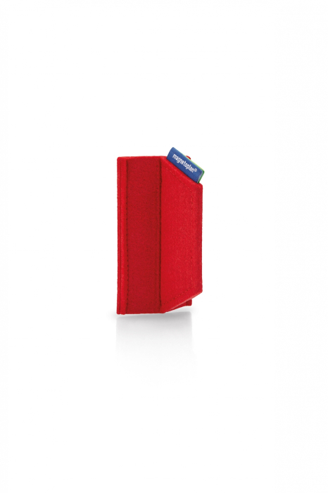 Burete magnetic fetru MAGNETOPLAN ecoAware rosu [5]