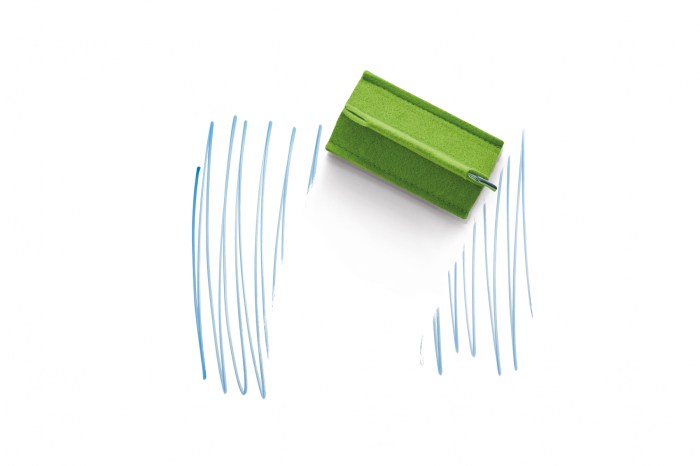 Burete magnetic fetru MAGNETOPLAN ecoAware verde [4]