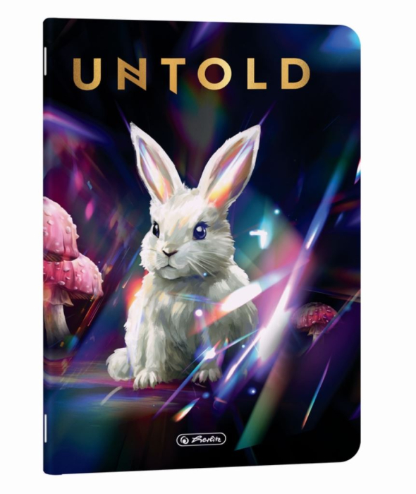 Caiet A4 80F Patratele UNTOLD, Herlitz [3]