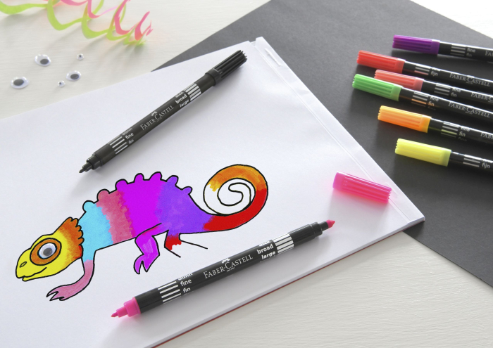 Carioca 10 Culori 2 Capete Culori Neon, Faber-Castell [6]