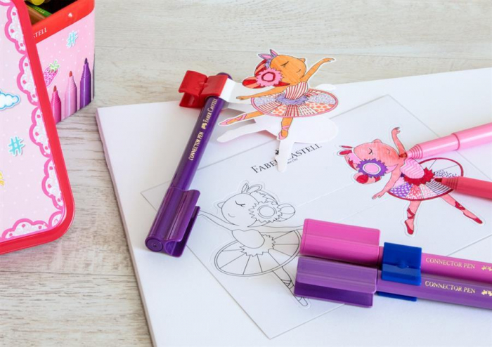 Carioca 33 Culori Ballerina Box Connector Faber-Castell [3]
