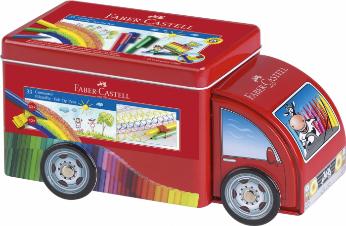 Carioca 33 Culori Camion Connector Faber-Castell [2]