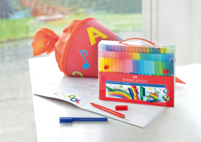 Carioca 80 Culori Connector Cutie Cadou FABER-CASTELL [2]