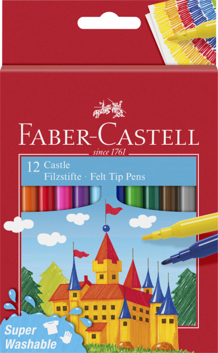 Carioci 12 culori 2021 Faber-Castell [1]