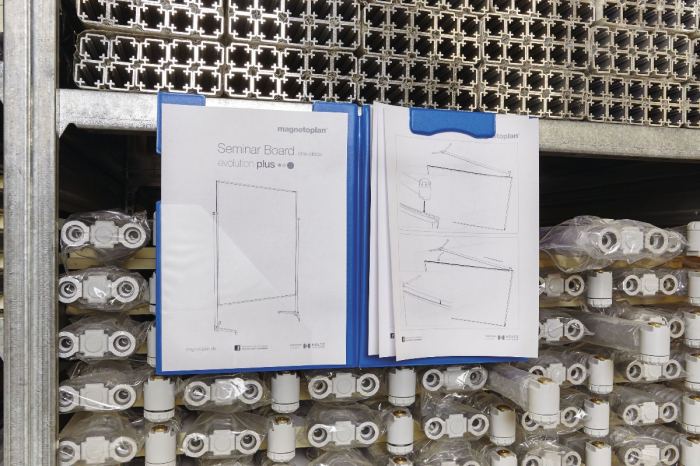 Clipboard Magnetic Albastru Dublu, Magnetoplan [2]