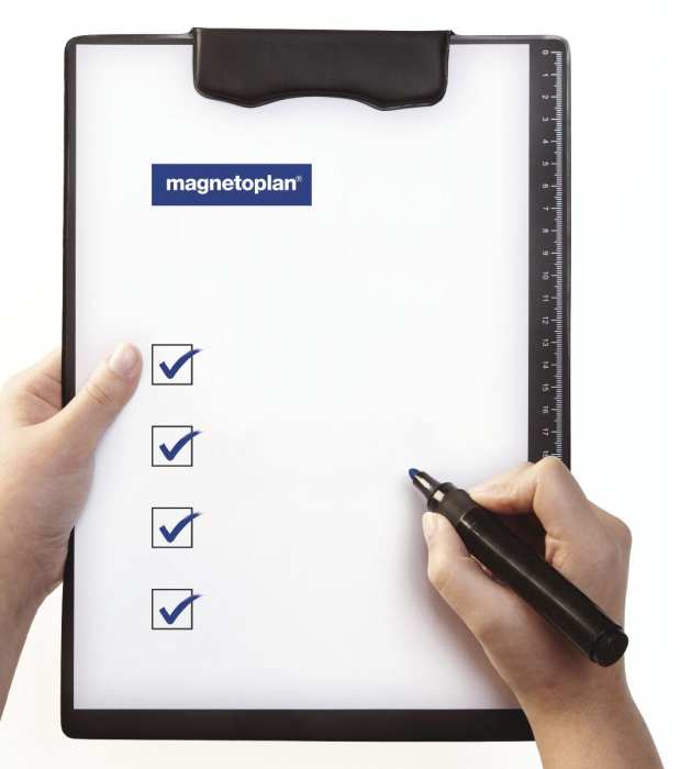 Clipboard Magnetic Negru, MAGNETOPLAN [1]