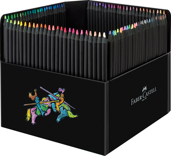Creioane Colorate 100 Culori Black Edition, Faber-Castell [8]