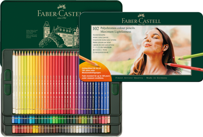 Creioane Colorate 102 Culori Polychromos, Faber-Castell [2]