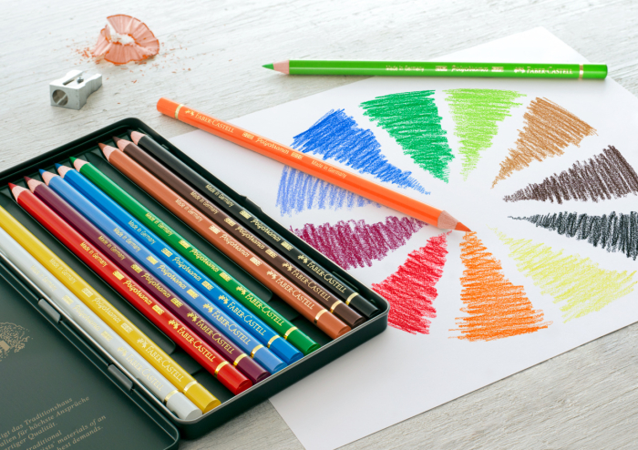 Creioane Colorate 12 Culori Polychromos, Faber-Castell [3]