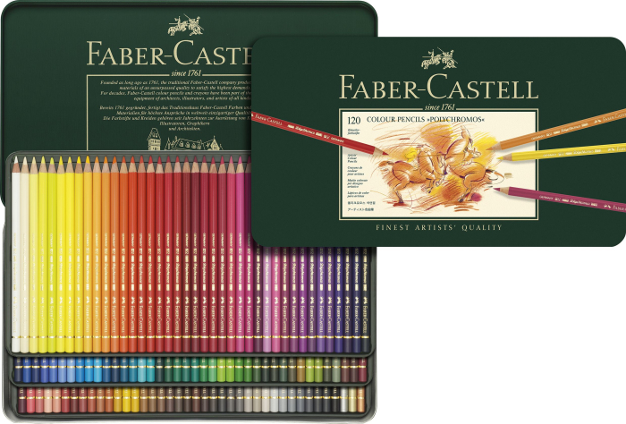 Creioane Colorate 120 Culori Polychromos, Faber-Castell [2]