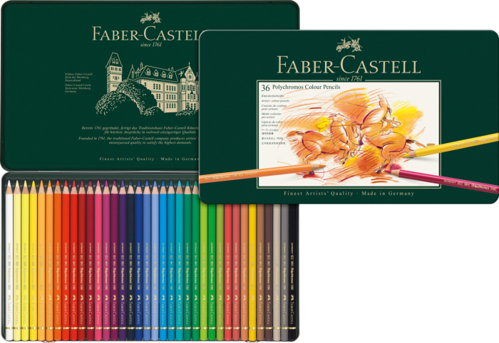 Creioane Colorate 36 Culori Polychromos, Faber-Castell [3]