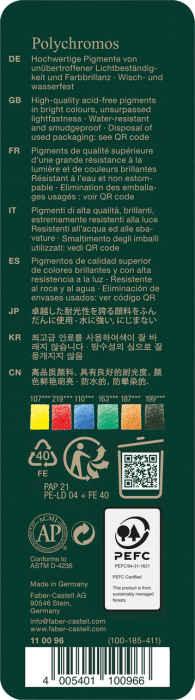 Creioane Colorate 6 Culori Polychromos, Faber-Castell [4]