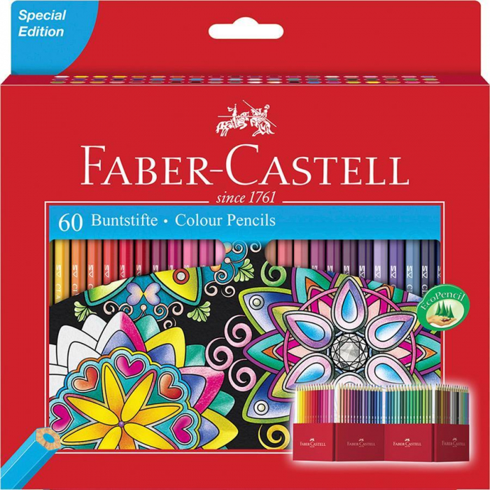 Creioane Colorate 60 Culori Editie Speciala Faber-Castell [1]