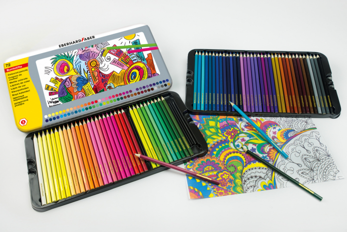 CREIOANE COLORATE 72 CULORI CUTIE METAL EBERHARD FABER [3]