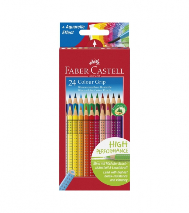 Creioane Colorate Grip 2001 24 culori Faber-Castell [1]