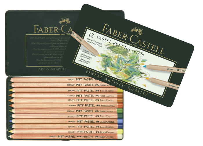Creioane Pastel Pitt 12 Culori, Faber-Castell [2]