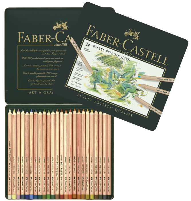Creioane Pastel Pitt 24 Culori, Faber-Castell [2]