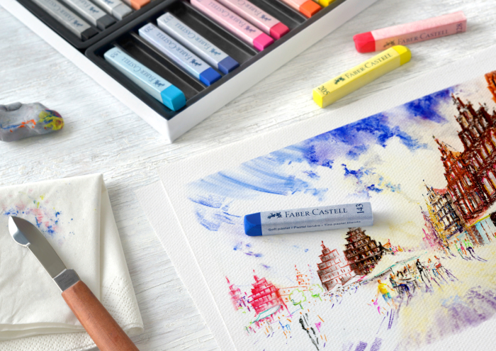 Creioane Pastel Soft 24 Culori, Faber-Castell [4]