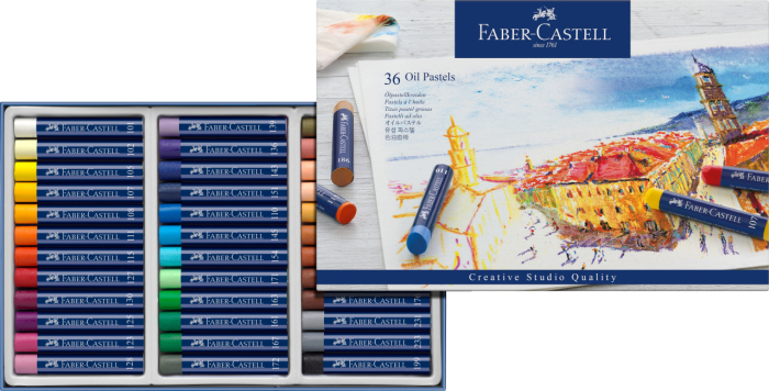 Creioane Ulei Pastel 36 Culori, Faber-Castell [2]