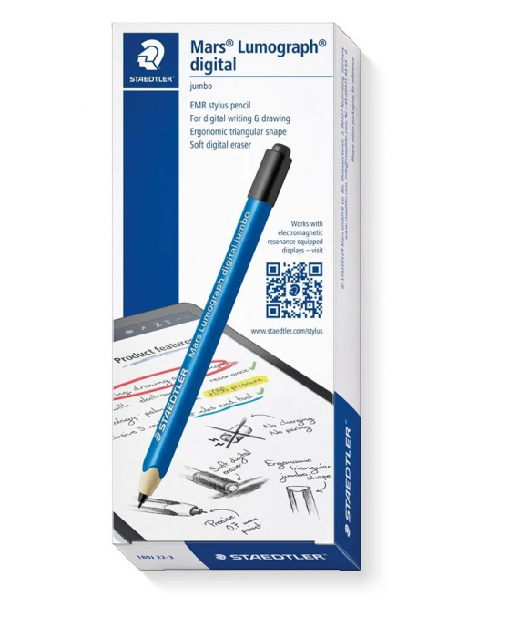 Creion Digital Mars Lumograph Jumbo Blue, Staedtler [1]