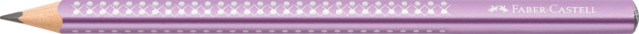 Creion Grafit B Sparkle Jumbo Violet 2023, Faber-Castell [3]
