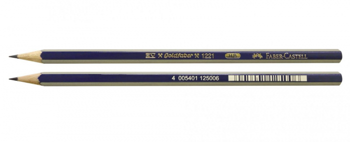 Creion Grafit Goldfaber 1221 HB Faber-Castell [2]