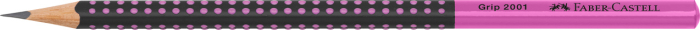 Creion Grafit Hb Grip 2001 Two Tone Negru-Roz 2022, Faber-Castell [2]