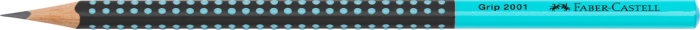 Creion Grafit Hb Grip 2001 Two Tone Negru-Turcoaz 2022, Faber-Castell [2]