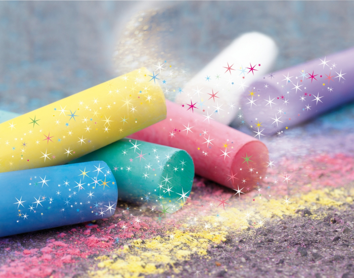 CRETA 6 CULORI GLITTER DESEN ASFALT EberhardFaber [2]