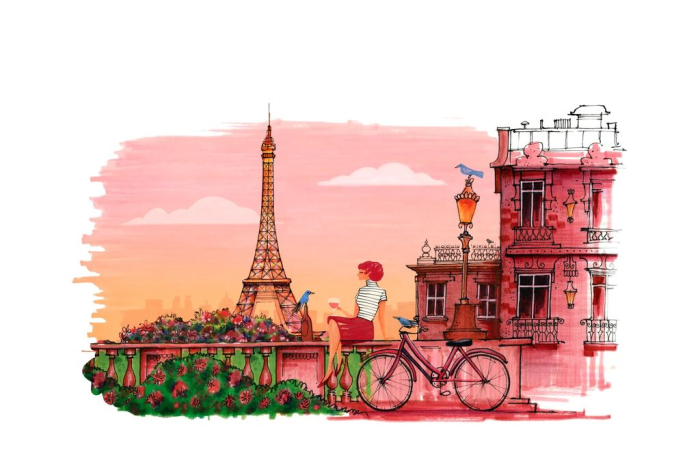 Cutie 12 Culori Pitt Artist Pen Cities Paris, Faber-Castell [4]