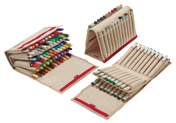 ETUI Sensebag pentru 72 instrumente de scris crem [3]