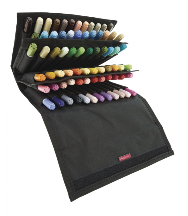ETUI Sensebag pentru 72 instrumente de scris negru [4]