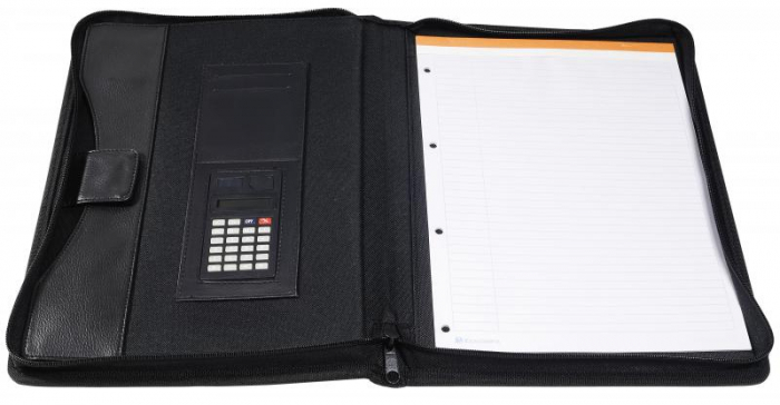 Mapa Conferinta Neagra cu Calculator si Bloc Notes, Exacompta [2]