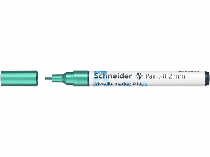 Marker metalic Paint-It 011 Green Metallic, 2 mm, Schneider [3]