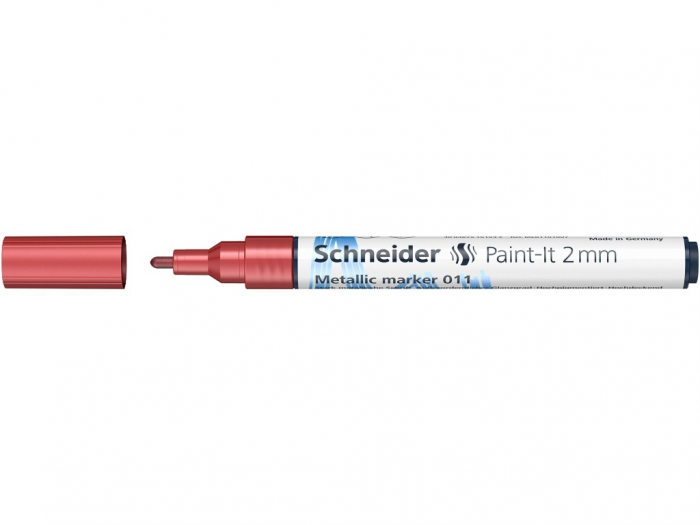 Marker metalic Paint-It 011 Red Metallic, 2 mm, Schneider [3]