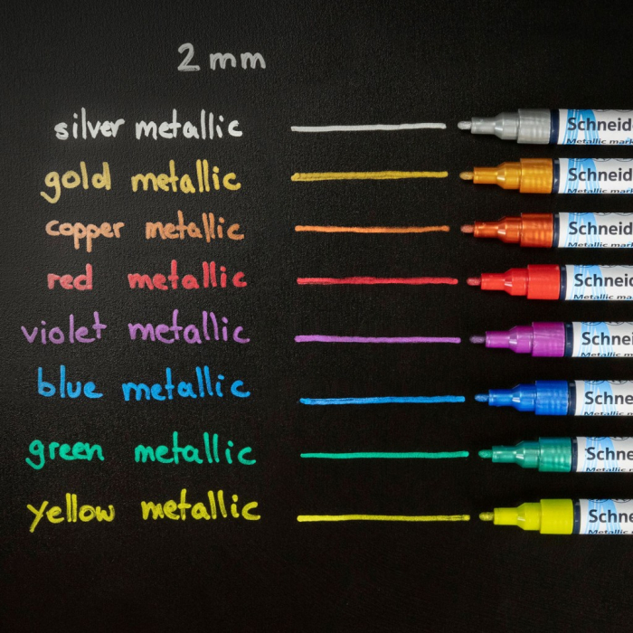 Set 4x Marker metalic Paint-It 011 2 mm Set 2, Schneider [4]