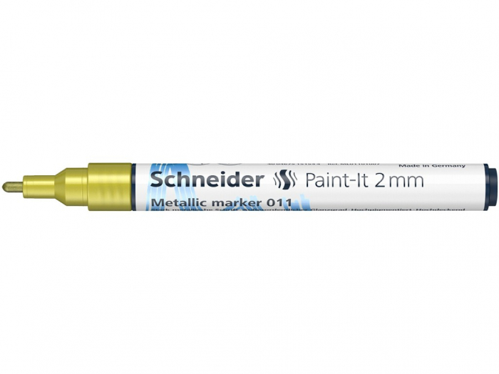 Marker metalic Paint-It 011 Yellow Metallic, 2 mm, Schneider [4]