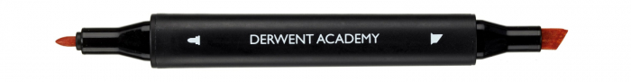 Markere cu 2 capete - varf tip dalta si varf fin, 8 buc/set Derwent Academy [5]