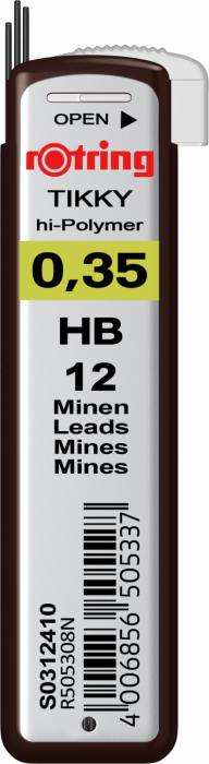 Mine grafit 0.35 HB Rotring [5]