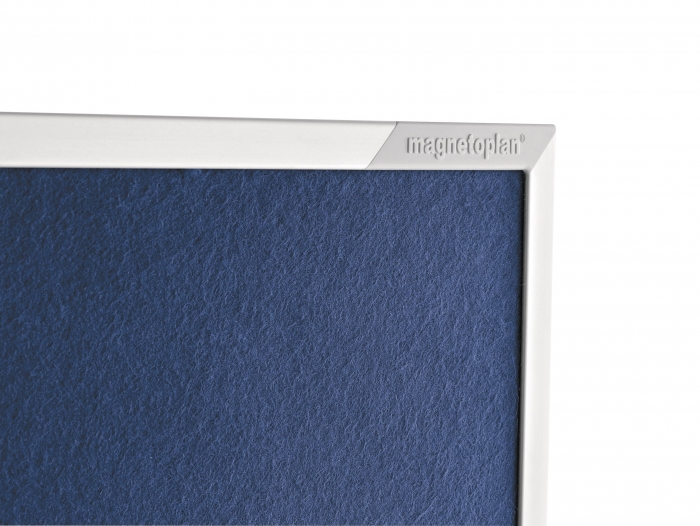 Panou Prezentare Mobil Textil Albastru 1200x1500mm MAGNETOPLAN [6]