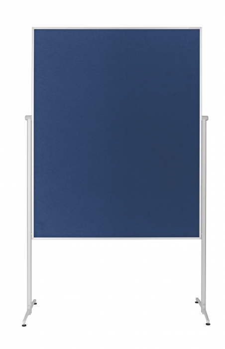 Panou Prezentare Mobil Textil Albastru 1200x1500mm MAGNETOPLAN [2]