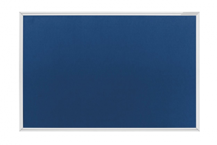 Panou Textil SP, rama aluminiu, albastru, Magnetoplan [2]