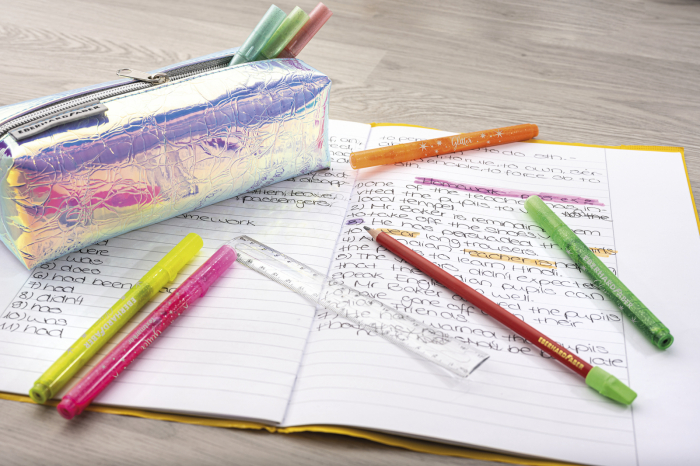Penar Tubular Glitter Flip Flop Argintiu Eberhard Faber [2]