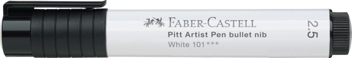 Pitt Artist Pen Big Brush Alb, Faber-Castell [4]