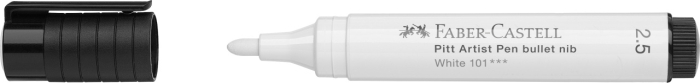Pitt Artist Pen Big Brush Alb, Faber-Castell [2]