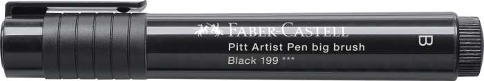 Pitt Artist Pen Big Brush Negru, Faber-Castell [4]