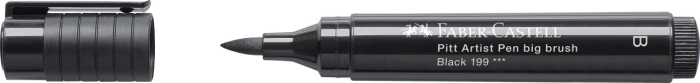 Pitt Artist Pen Big Brush Negru, Faber-Castell [2]